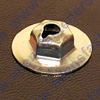 A2558 WASHER LOCK NUT,10/24 THREAD SIZE,3/8 HEX,3/4 WASHER DIA.(ZINC PLATED)