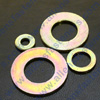 AN WASHER (.060 & .093 THICK),GRADE 5,ARE YELLOW ZINC (GOLD),AND O.D. IS LISTED.MADE IN U.S.A.