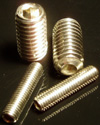 4/40 STAINLESS STEEL SOCKET SET SCREW,CUP POINT.